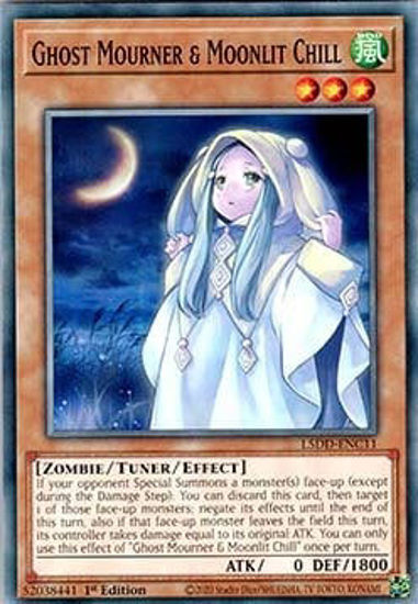 Ghost Mourner & Moonlit Chill - L5DD-ENC11 - Common 1st Edition