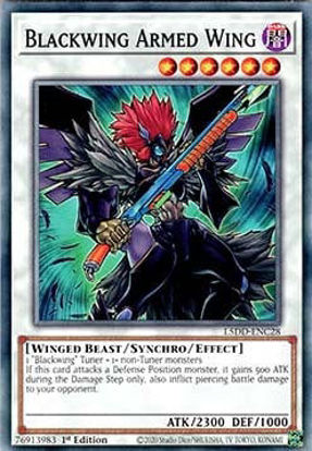 Blackwing Armed Wing - L5DD-ENC28 - Common 1st Edition
