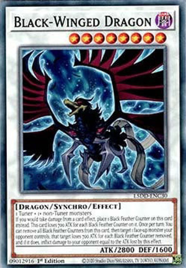 Black-Winged Dragon - L5DD-ENC30 - Common 1st Edition