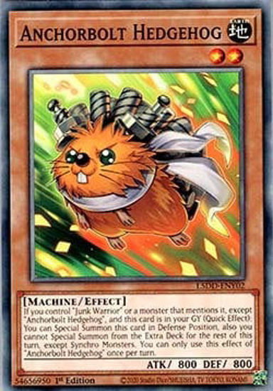 Anchorbolt Hedgehog - L5DD-ENY02 - Common 1st Edition