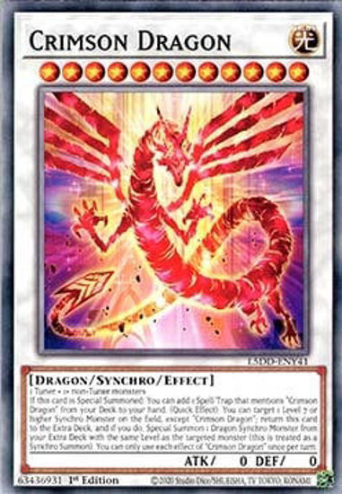 Crimson Dragon - L5DD-ENY41 - Common 1st Edition