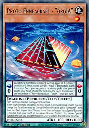 Proto Enneacraft - "orgIA" - PHRE-EN016 - Rare 1st Edition