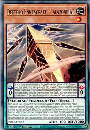 Deftero Enneacraft - "alazoneIA" - PHRE-EN017 - Rare 1st Edition