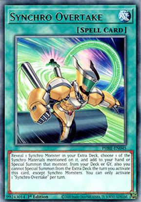 Synchro Overtake - PHRE-EN045 - Rare 1st Edition