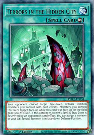 Terrors in the Hidden City - PHRE-EN054 - Rare 1st Edition