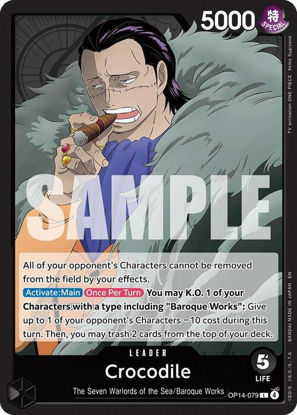 Crocodile - OP14-079 - Leader