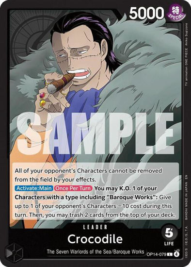 Crocodile - OP14-079 - Leader