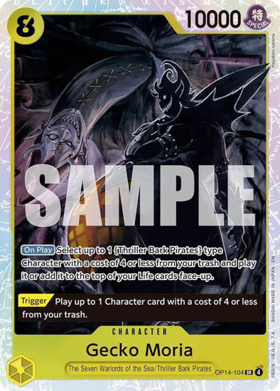 Gecko Moria - OP14-104 - Super Rare