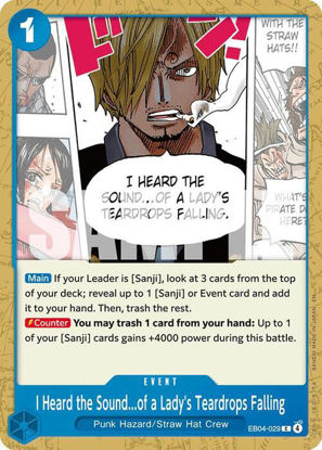 I Heard the Sound...of a Lady's Teardrops Falling - EB04-029 - Uncommon