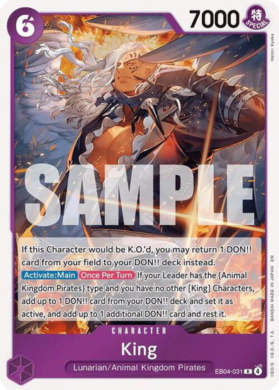 King - EB04-031 - Rare