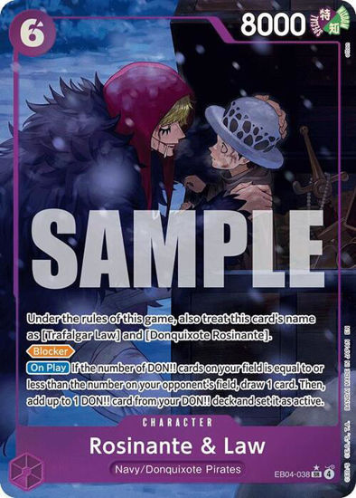 Rosinante & Law (Alternate Art) - EB04-038a - Alternate Art