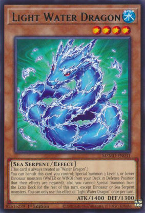 Light Water Dragon - MZMU-EN031 - Rare 1st Edition