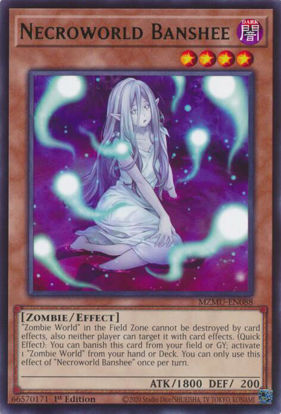 Necroworld Banshee - MZMU-EN088 - Rare 1st Edition