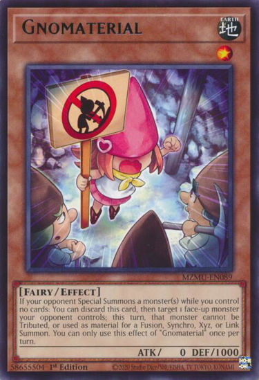 Gnomaterial - MZMU-EN089 - Rare 1st Edition