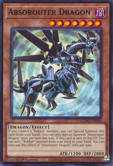 Absorouter Dragon - MZMU-EN090 - Rare 1st Edition