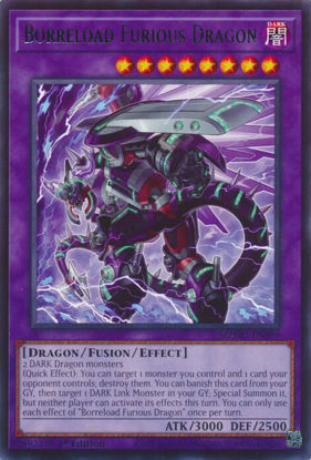 Borreload Furious Dragon - MZMU-EN099 - Rare 1st Edition