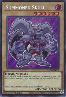 Summoned Skull - BLGG-EN001 - Secret Rare 1st Edition
