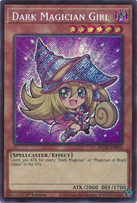 Dark Magician Girl - BLGG-EN003 - Secret Rare 1st Edition