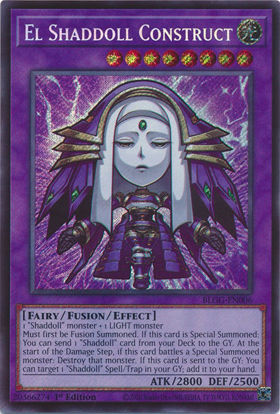 El Shaddoll Construct - BLGG-EN006 - Secret Rare 1st Edition
