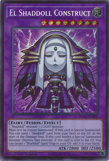 El Shaddoll Construct - BLGG-EN006 - Secret Rare 1st Edition
