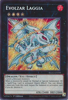 Evolzar Laggia - BLGG-EN008 - Secret Rare 1st Edition