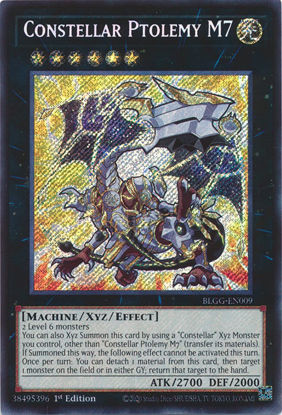 Constellar Ptolemy M7 - BLGG-EN009 - Secret Rare 1st Edition