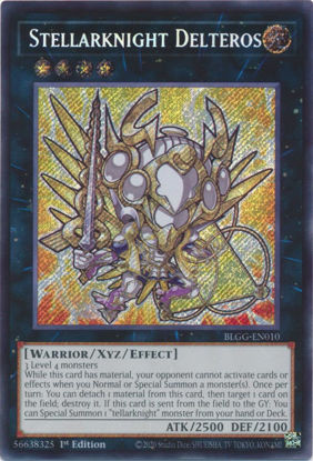 Stellarknight Delteros - BLGG-EN010 - Secret Rare 1st Edition