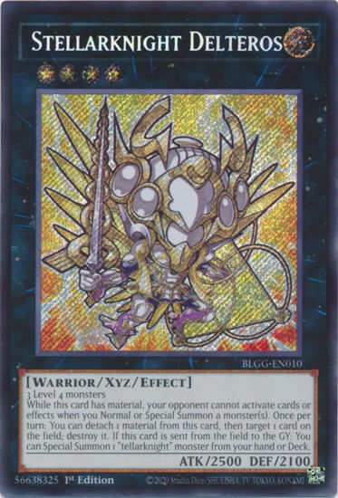 Stellarknight Delteros - BLGG-EN010 - Secret Rare 1st Edition