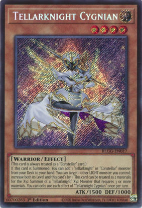 Tellarknight Cygnian - BLGG-EN017 - Secret Rare 1st Edition