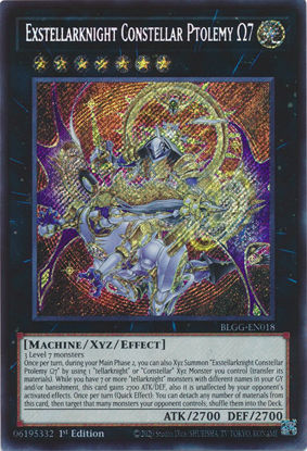 Exstellarknight Constellar Ptolemy Omega Ω7 - BLGG-EN018 - Secret Rare 1st Edition