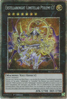 Exstellarknight Constellar Ptolemy Omega Ω7 - BLGG-EN018 - Starlight Rare 1st Edition
