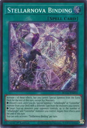 Stellarnova Binding - BLGG-EN020 - Secret Rare 1st Edition