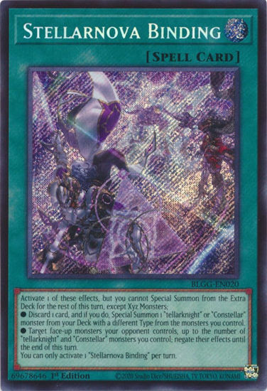 Stellarnova Binding - BLGG-EN020 - Secret Rare 1st Edition