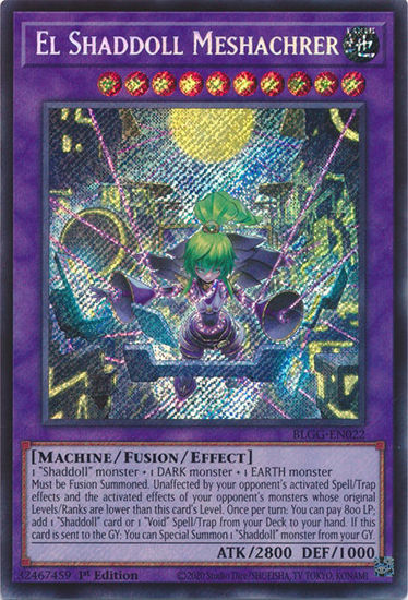 El Shaddoll Meshachrer - BLGG-EN022 - Secret Rare 1st Edition