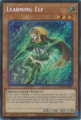 Learning Elf - BLGG-EN026 - Secret Rare 1st Edition
