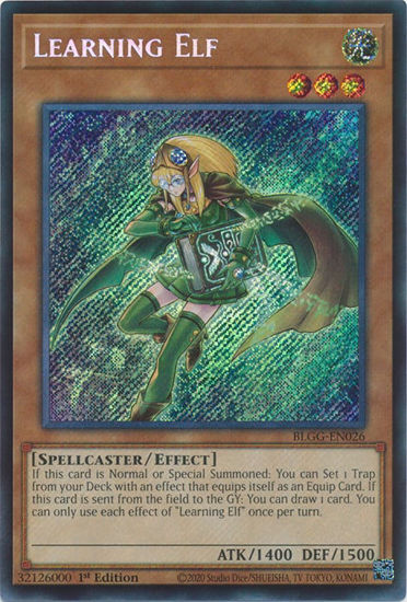 Learning Elf - BLGG-EN026 - Secret Rare 1st Edition