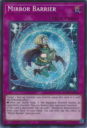 Mirror Barrier - BLGG-EN028 - Secret Rare 1st Edition