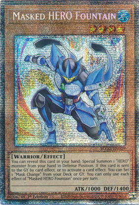 Masked HERO Fountain - BLGG-EN029 - Starlight Rare 1st Edition