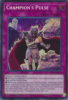 Champion's Pulse - BLGG-EN035 - Secret Rare 1st Edition