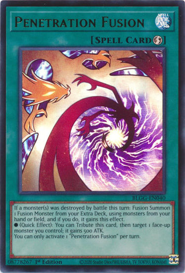 Penetration Fusion - BLGG-EN040 - Ultra Rare 1st Edition