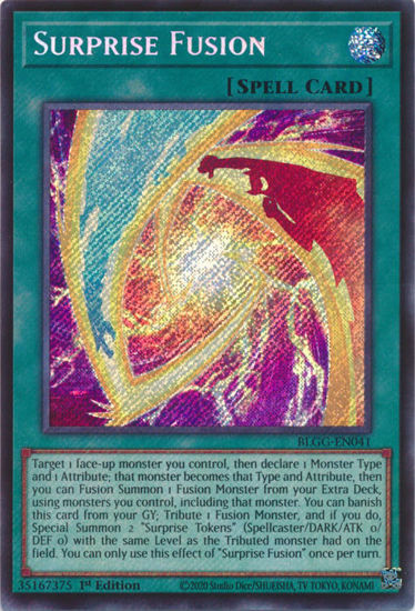 Surprise Fusion - BLGG-EN041 - Secret Rare 1st Edition