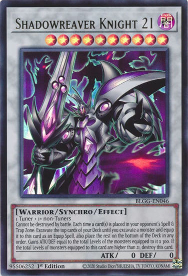 Shadowreaver Knight 21 - BLGG-EN046 - Ultra Rare 1st Edition