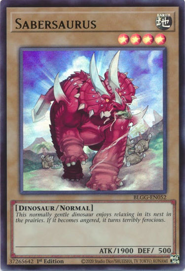 Sabersaurus - BLGG-EN052 - Ultra Rare 1st Edition