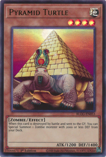 Pyramid Turtle - BLGG-EN053 - Ultra Rare 1st Edition