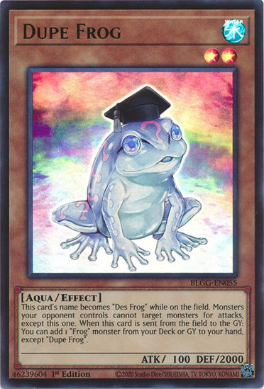 Dupe Frog - BLGG-EN055 - Ultra Rare 1st Edition