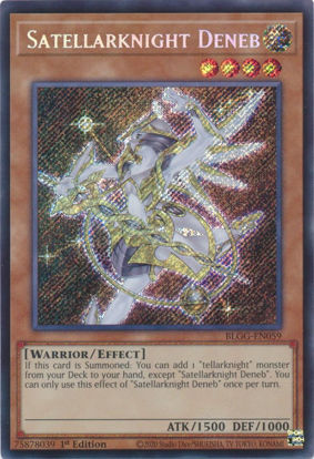 Satellarknight Deneb - BLGG-EN059 - Secret Rare 1st Edition