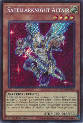 Satellarknight Altair - BLGG-EN060 - Secret Rare 1st Edition