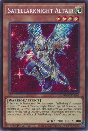 Satellarknight Altair - BLGG-EN060 - Secret Rare 1st Edition