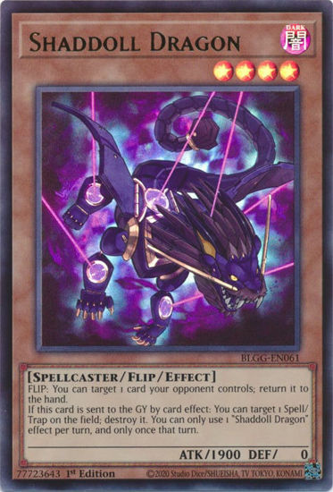 Shaddoll Dragon - BLGG-EN061 - Ultra Rare 1st Edition