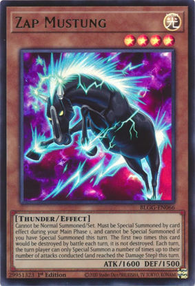 Zap Mustung - BLGG-EN066 - Ultra Rare 1st Edition